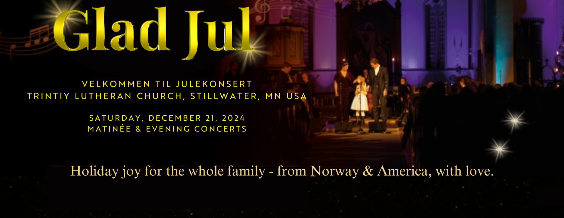 TICKETS: Glad Jul 2024 Evening Concert - 7:30 PM